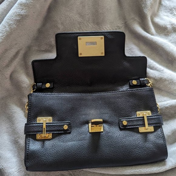 Michael Kors black leather clutch - Picture 2 of 3